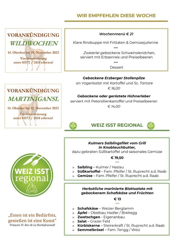 Wochenempfehlung